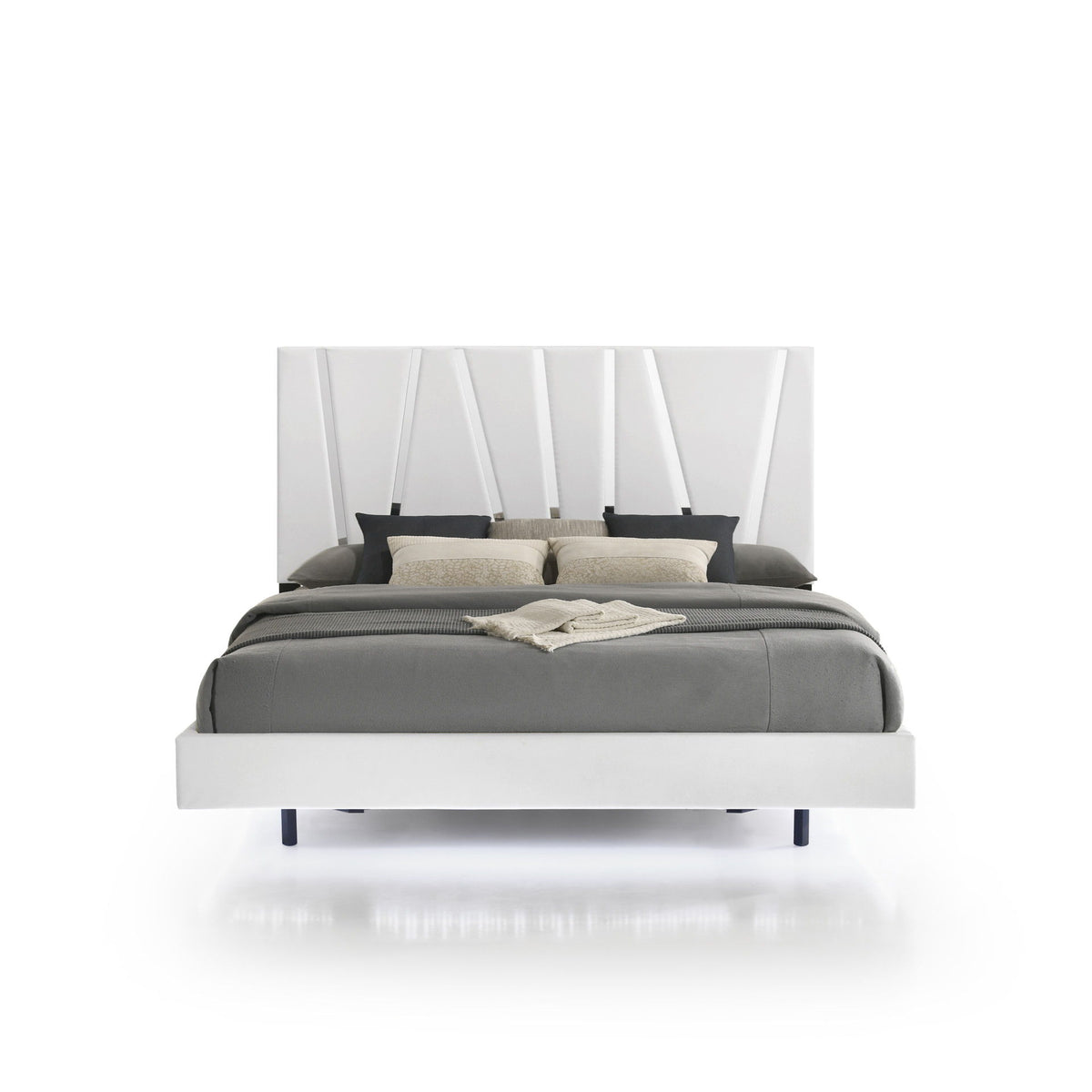 Europa - 5/0 - 6/6 Queen / Eastern King Side Rails - White