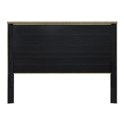 Modern Play - Queen Panel Headboard & Footboard - Natural White
