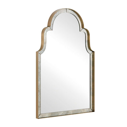 Brayden - Antique Arch Mirror - Plated Antique Brass
