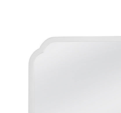 Clover - Square Wall Mirror - White