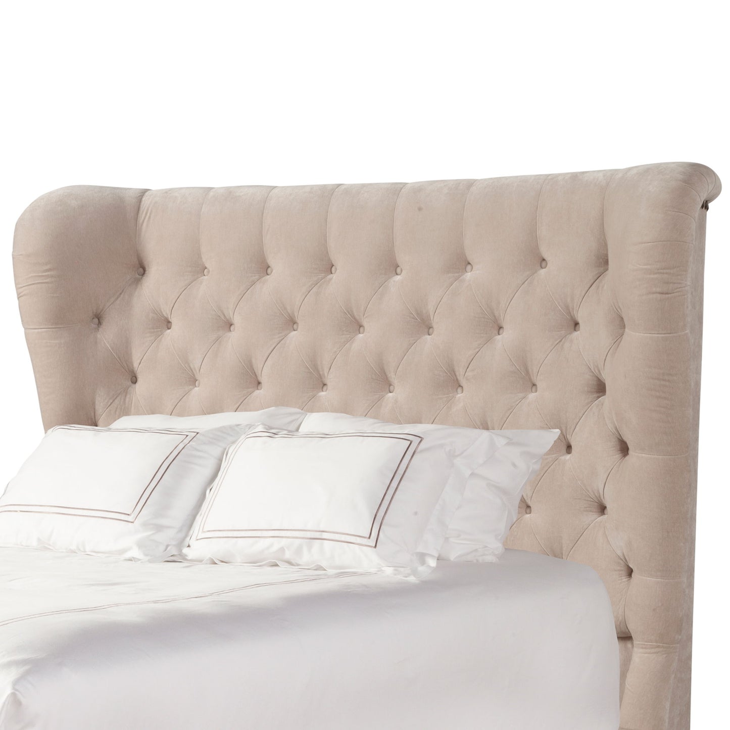 Chloe - Queen Headboard - Meringue Natural