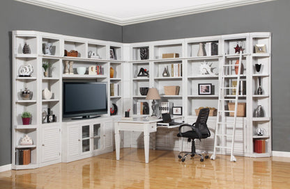 Boca - Bookcase Bridge, Shelf And Back Panel - Cottage White