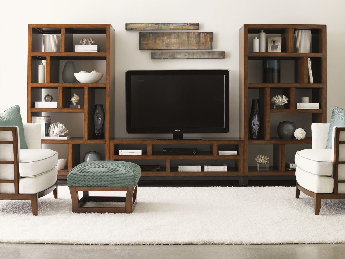 Ocean Club - Tradewinds Bookcase Etagere - Dark Brown