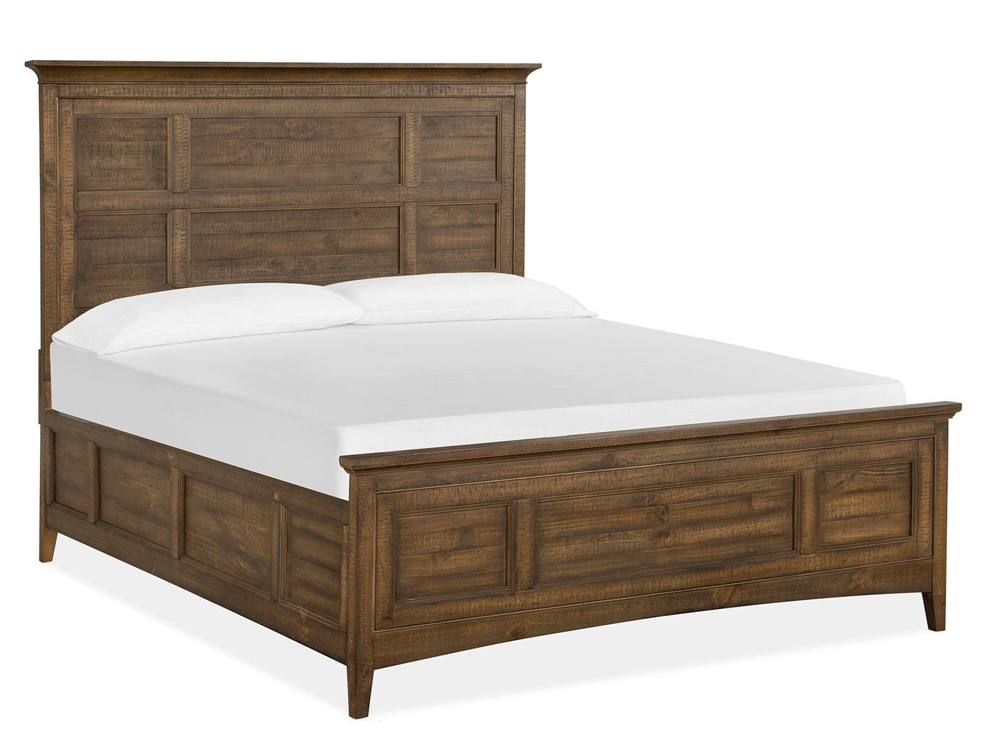Bay Creek - Queen / King Panel Bed Regular Rails - Toasted Nutmeg