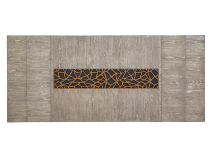 Ryker - Rectangular Dining Table - Nocturn Black And Coventry Gray