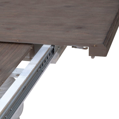 River Place - Trestle Table - Riverstone White & Tobacco