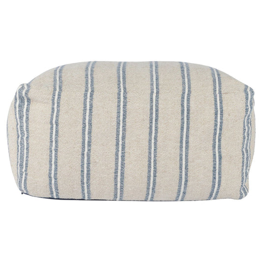 Delgada - Pouf - Natural / Blue