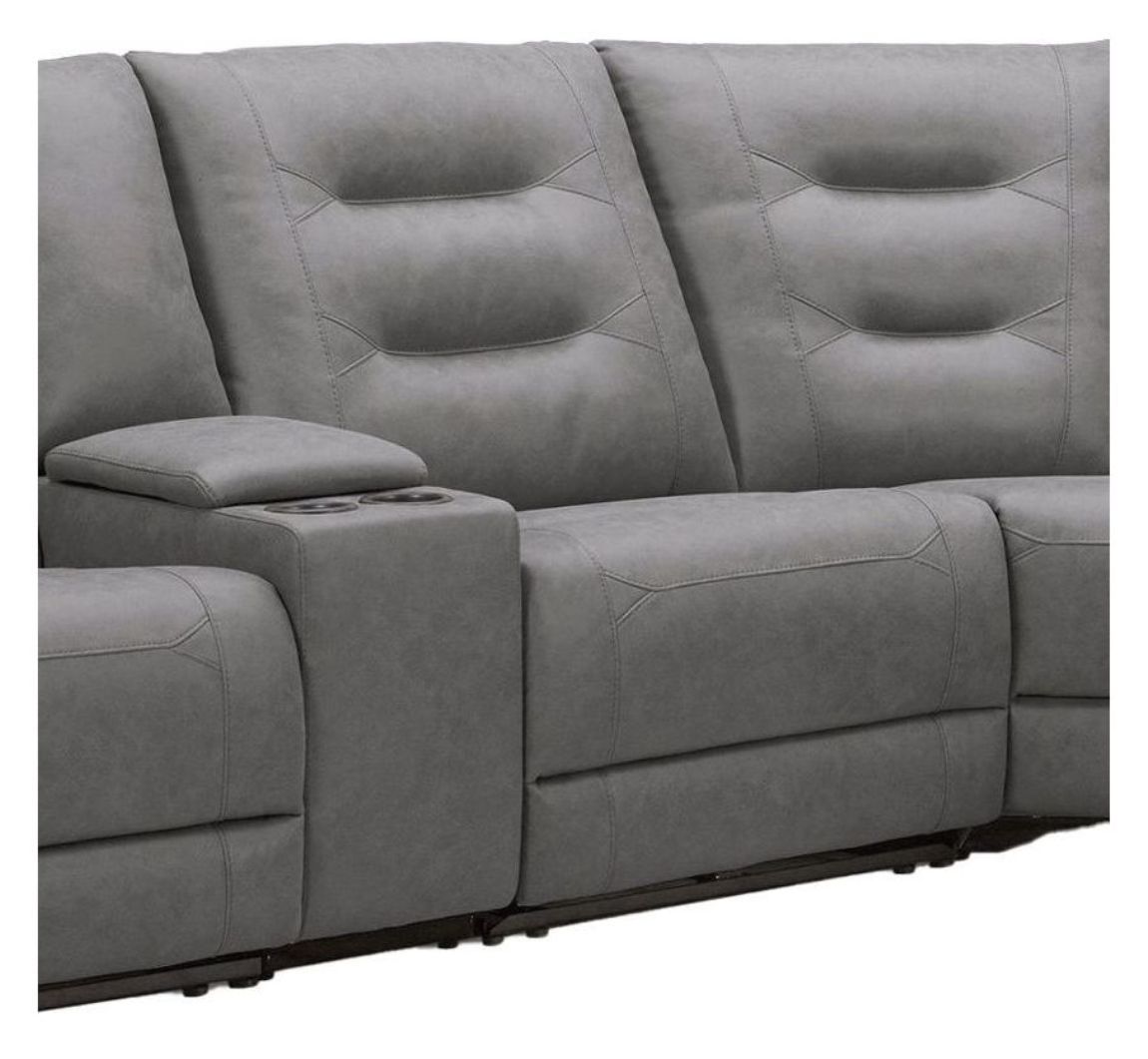 Caldwell - Power Armless Recliner - Tahoe Charcoal