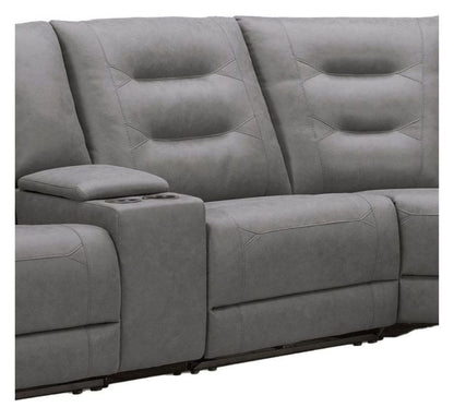 Caldwell - Power Armless Recliner - Tahoe Charcoal