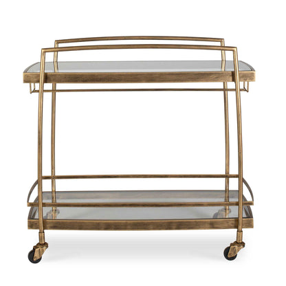 Scarritt - Bar Cart - Antique Brass