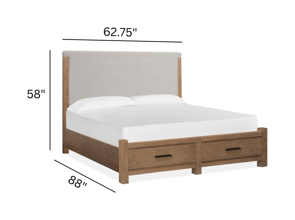 Plum Creek - Upholstered Panel Storage Bedroom Set
