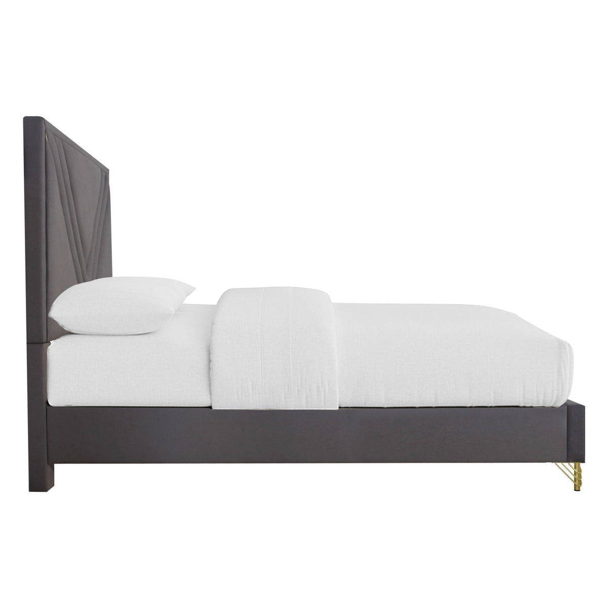 Symmetry - Western King Panel Side Rails - Charcoal