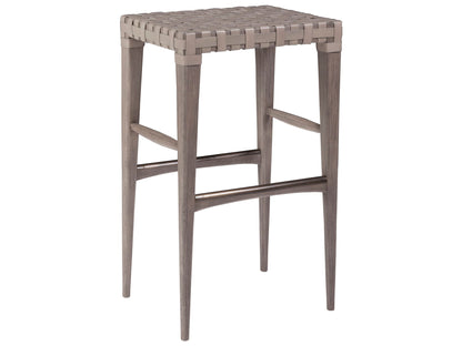 Cohesion Program - Milo Leather Backless Barstool