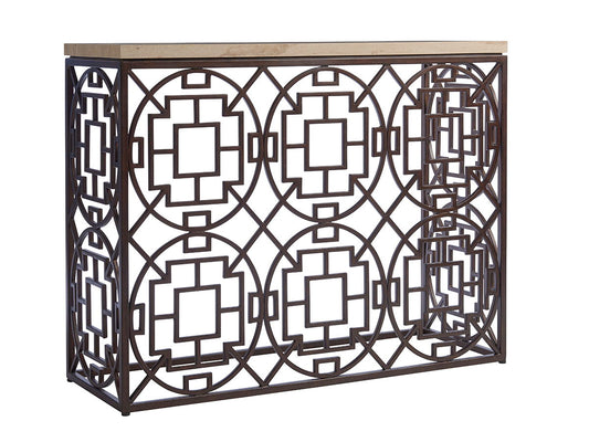 Los Altos - Ackermann Metal Console - Light Brown