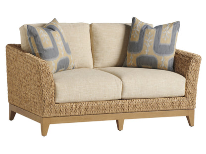 Los Altos Valley View - Wood Loveseat - Light Brown