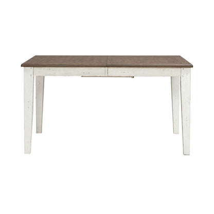Al Fresco - Rectangular Leg Table - Graphite & Whitestone