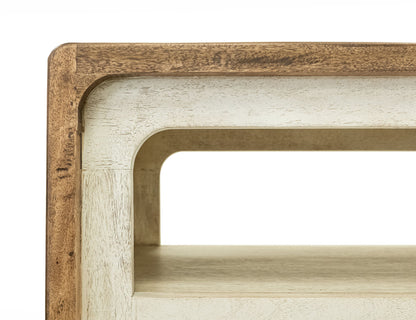 Evoke - Bookcase - Ivory / Brown