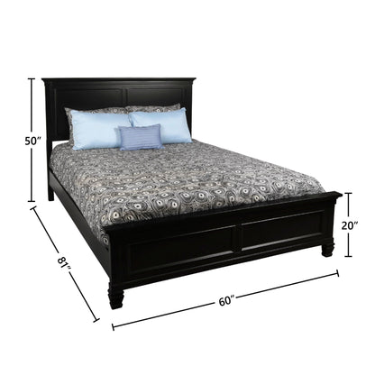 Tamarack - 3/3-4/6 Twin/Full Side Rails - Black