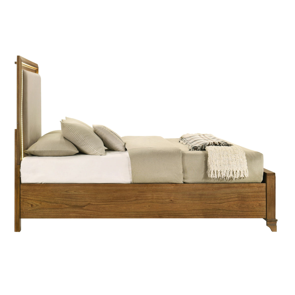 Talcott - Queen / Eastern King Side Rails - Honey