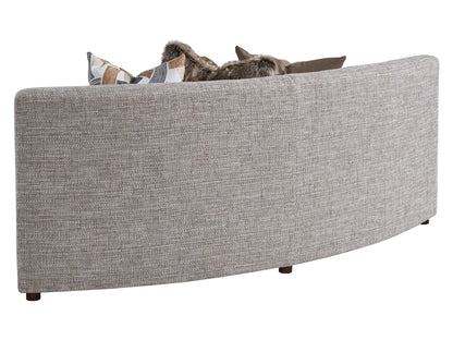 Zanzibar - Alston Armless Curved Sofa - Gray