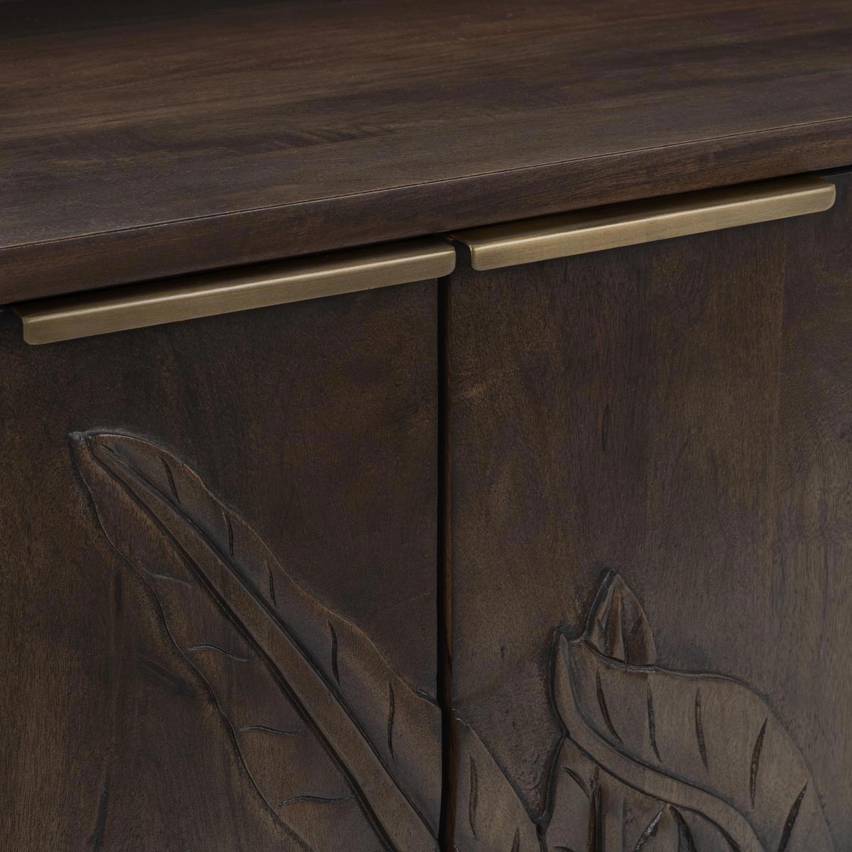 Ledro - Wood 4 Door Buffet