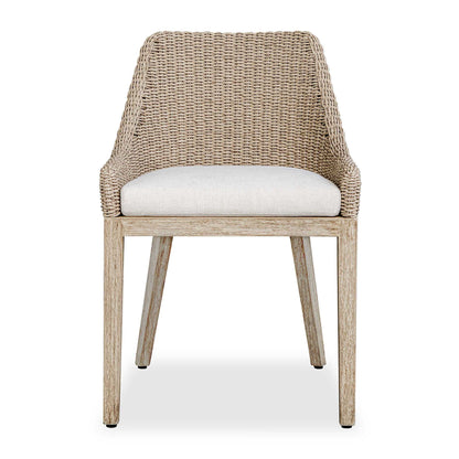 Paloma - Outdoor Wicker Dining Chair - Gray