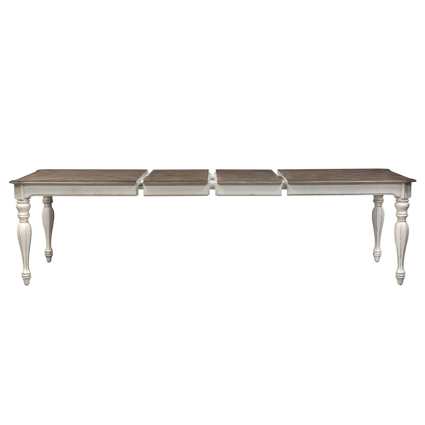 Magnolia Manor - Rectangular Leg Dining Table - Antique White
