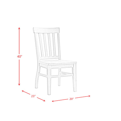 Lakeview - 5 Piece Rectangular Dining Set (Table & Four Chairs) - White