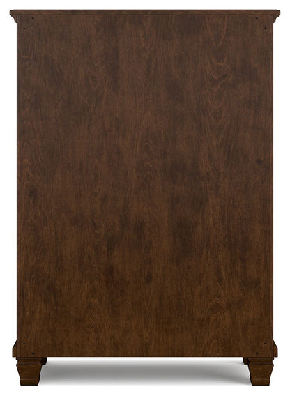 Danabrin - Five Drawer Chest - Brown
