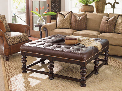 Tommy Bahama Upholstery - Heather Cocktail Ottoman