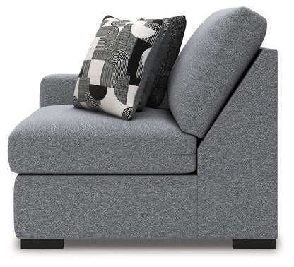 Bealton - LAF Corner Chair - Salt And Pepper