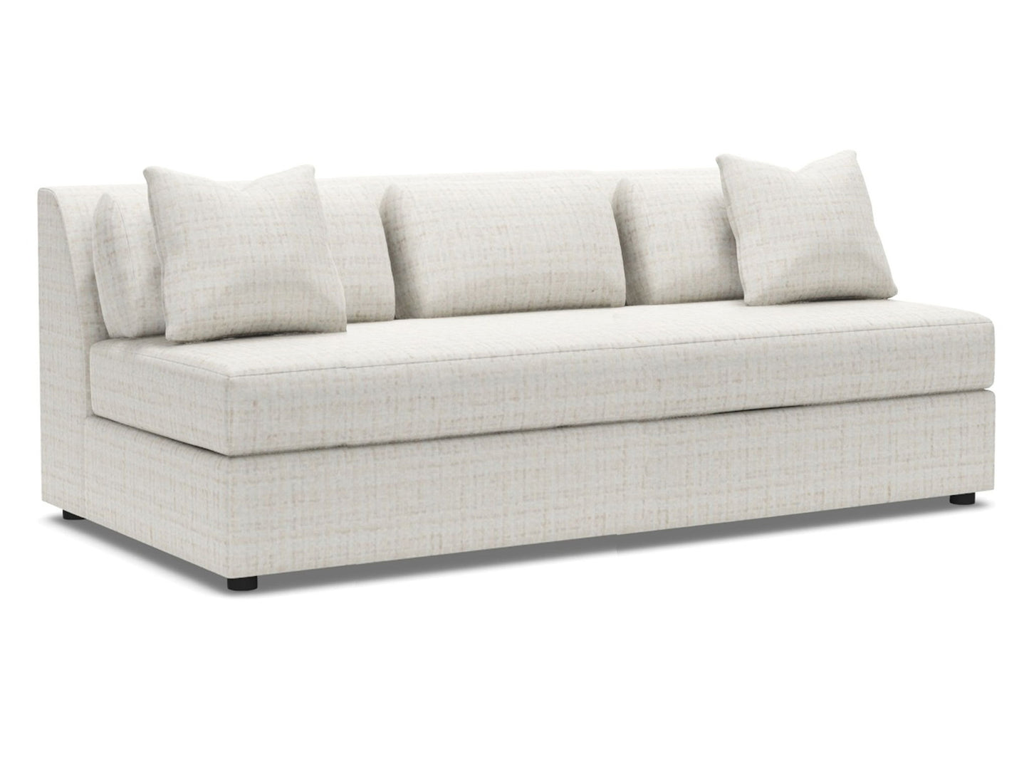 Artistica Upholstery - Rhonda Armless Sofa Bench Seat - White