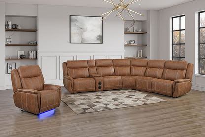 Kyra - Armless Chair - Saddle