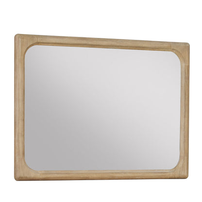 Escape - Bedroom Bedroom Mirror - Glazed Natural Oak