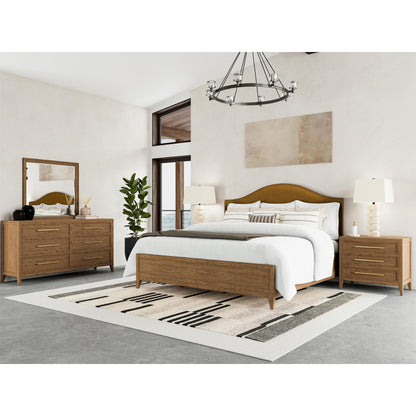 Halbrooke - Queen Panel Footboard - Light Brown
