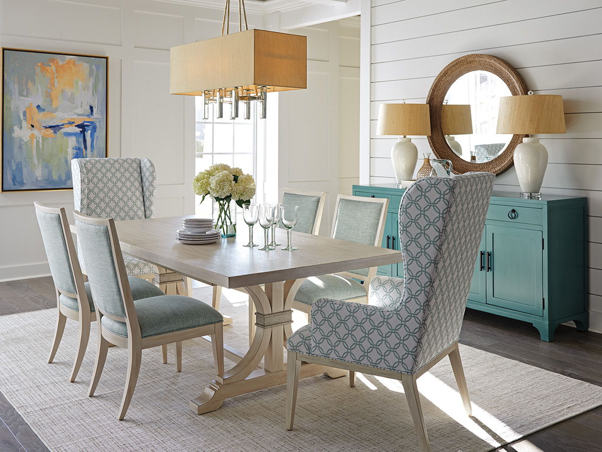 Newport - Seacliff Upholstered Host Wing Chair