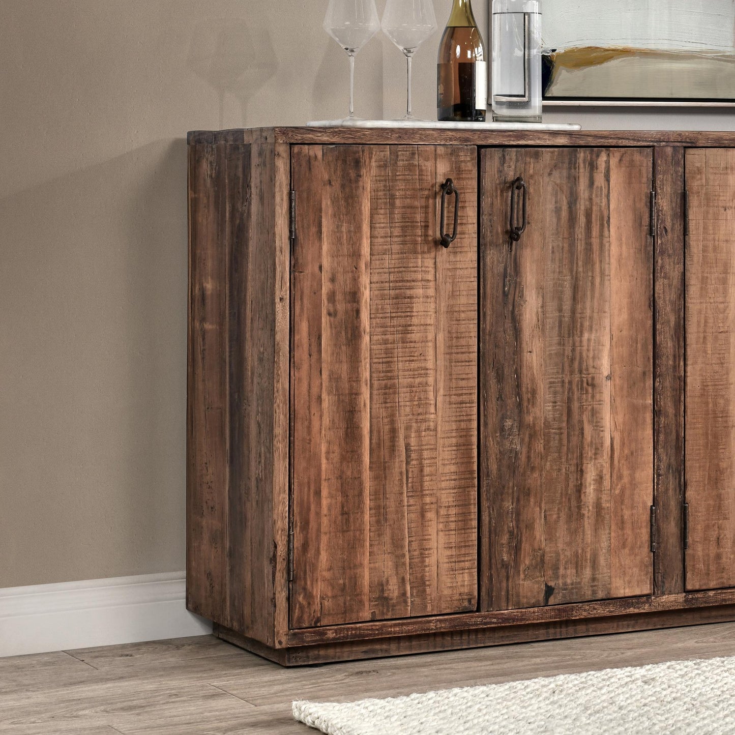 Cleo - 6 Door Buffet - Natural
