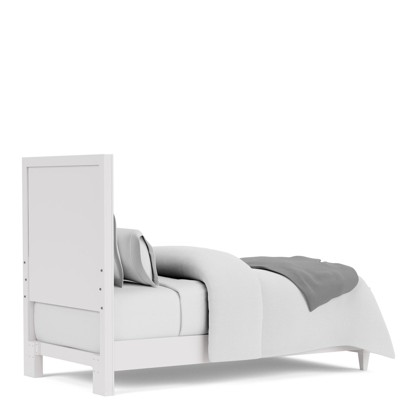 Rosalie - Twin Upholstered Footboard - Blue / White