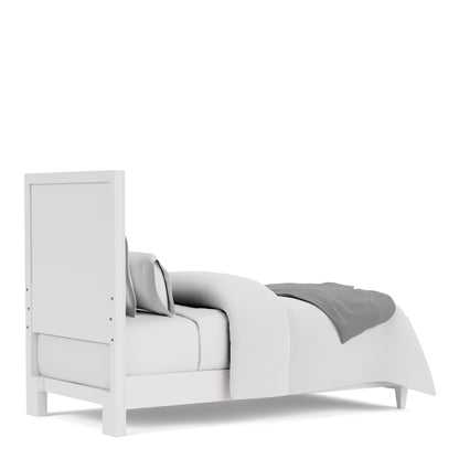 Rosalie - Twin Upholstered Footboard - Blue / White