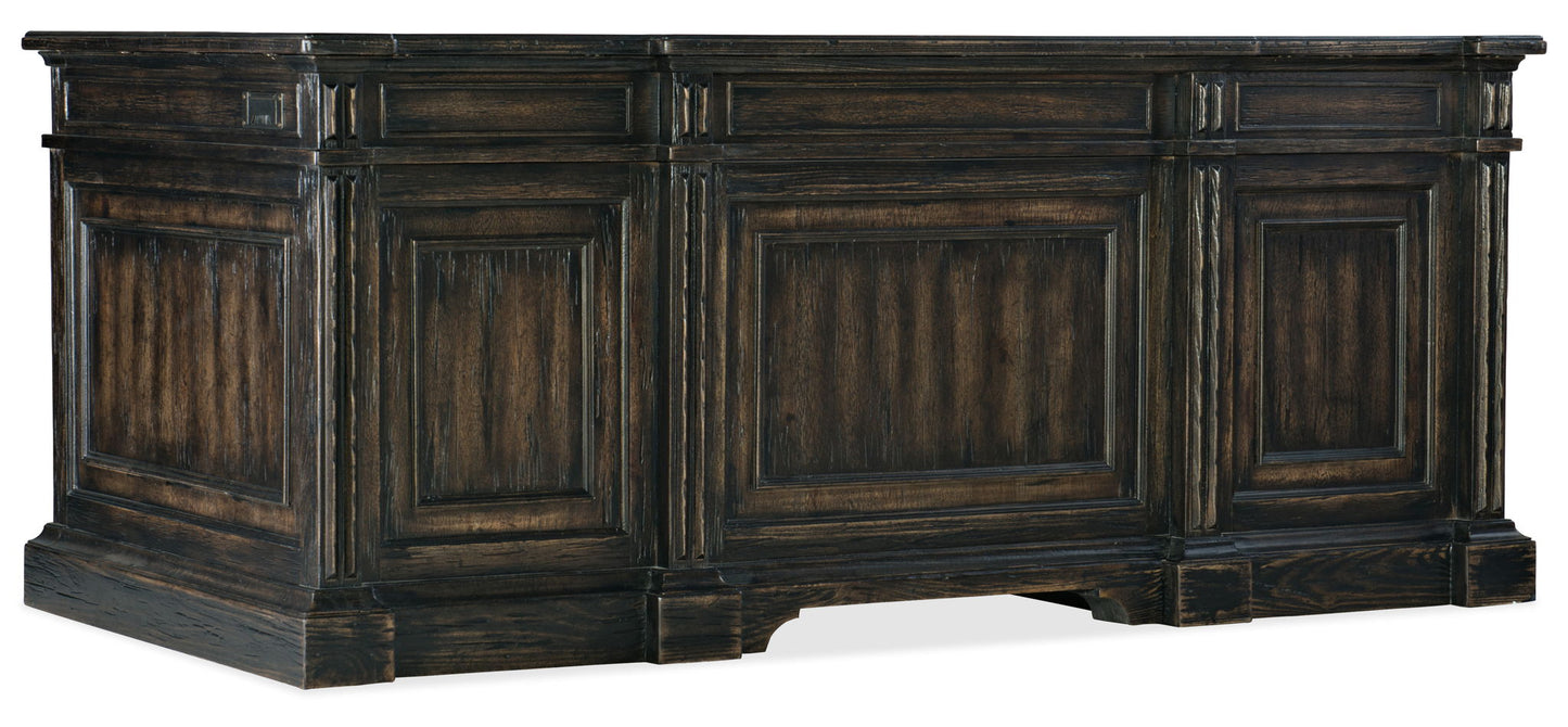 La Grange - San Felipe Executive Desk - Dark Brown