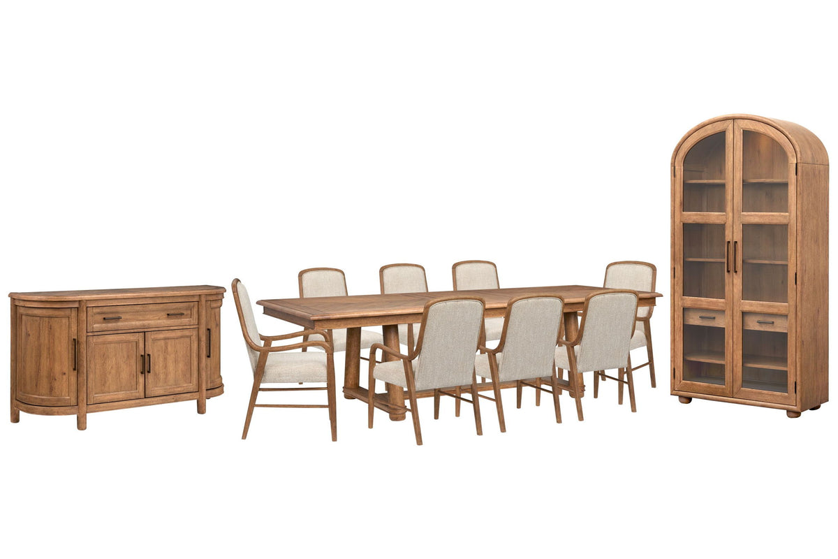 Woodward - Trestle Extendable Dining Table Set