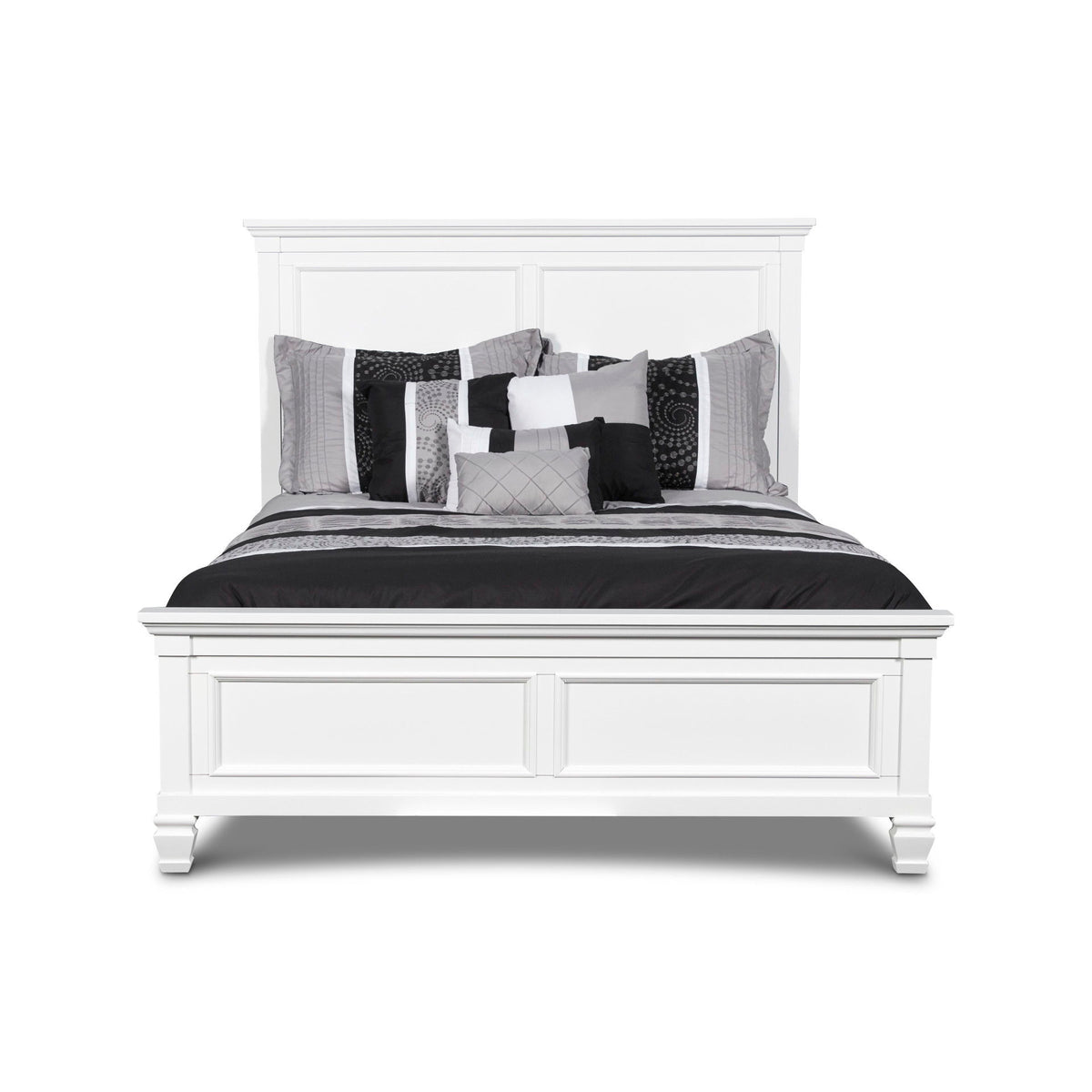 Tamarack - 5/0 Queen Headboard, Footboard & Slats - White