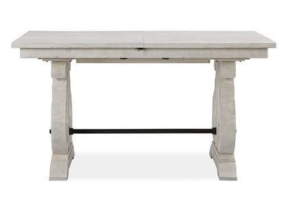 Bronwyn - Rectangular Counter Dining Table - Alabaster