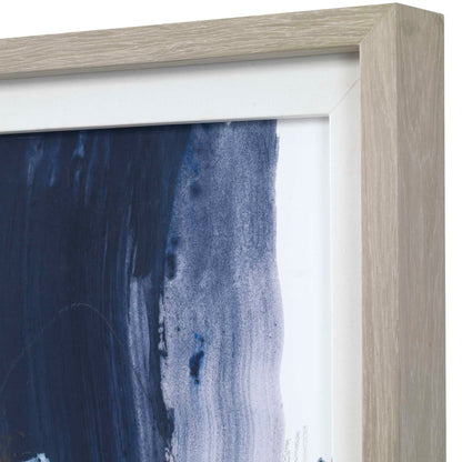 Variant - Abstract Framed Print - Blue