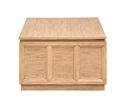 Burnham - Lift Top Storage Cocktail Table With Casters - Sable Dusk