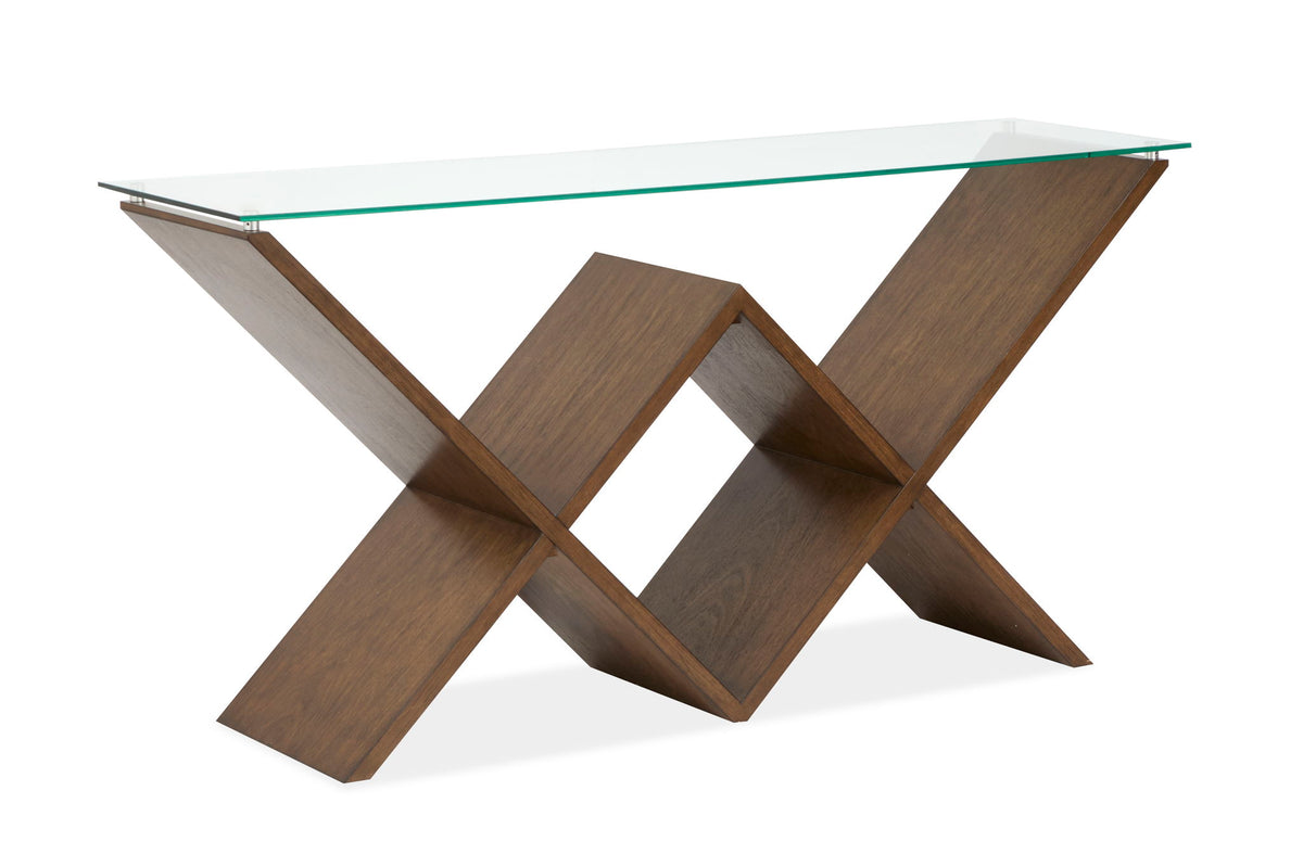 Vector - Rectangular Sofa Table - Russet