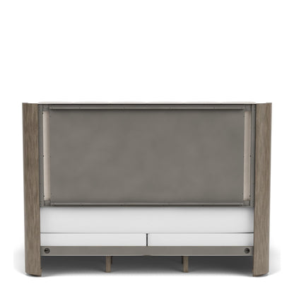 Sariel - Queen Shelter Footboard - Dark Brown