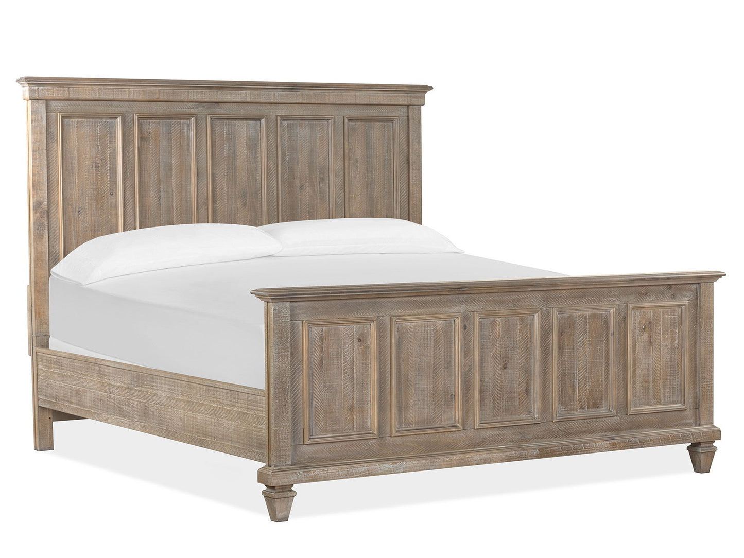Lancaster - King Panel Bed Headboard - Dovetail Gray