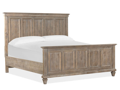 Lancaster - King Panel Bed Headboard - Dovetail Gray
