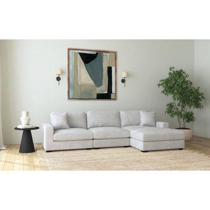 Arizona - Modular LHF Armchair With 1 Pillow 20" - Steno Stone